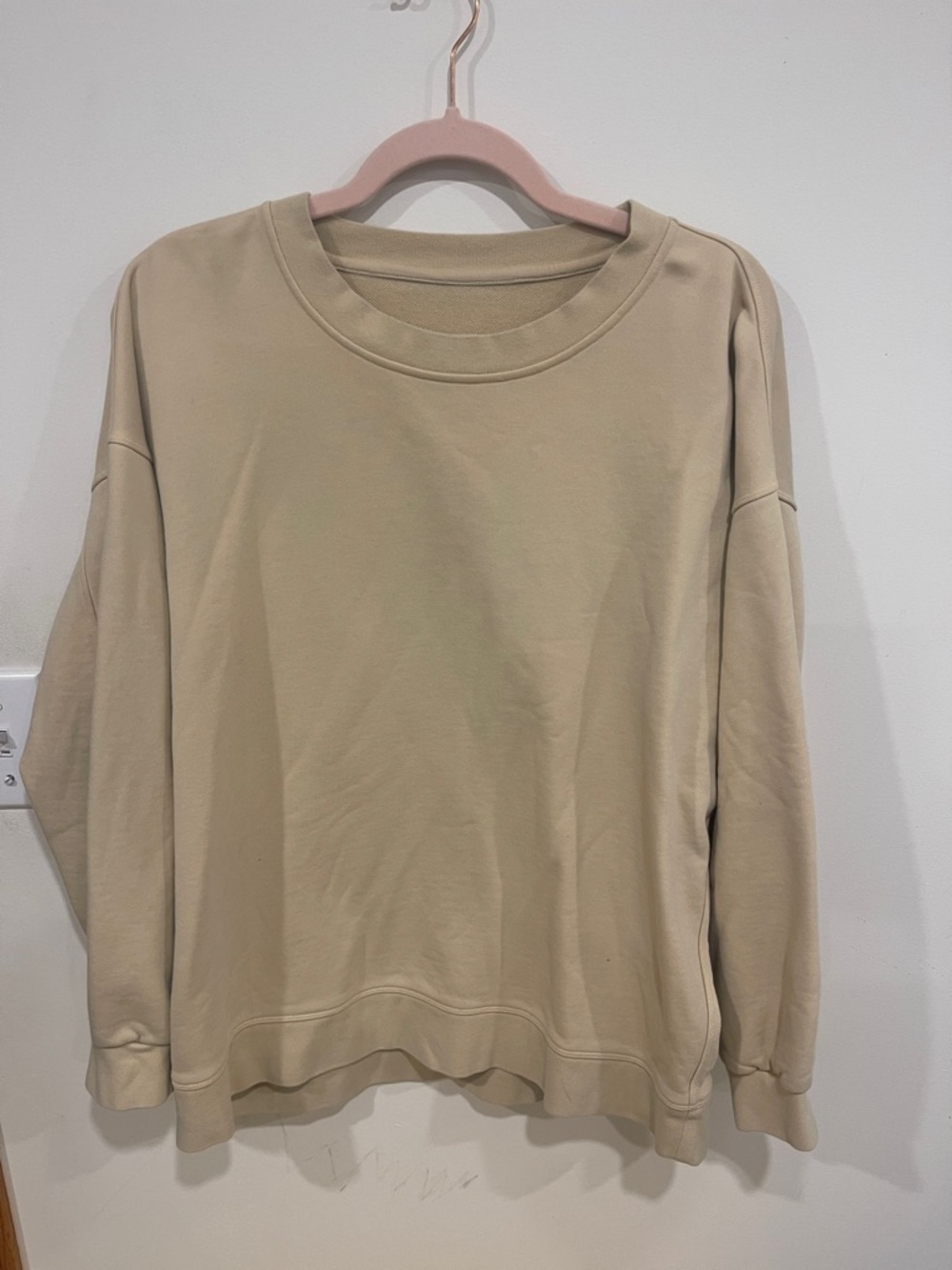 lululemon athletica Relaxed Crewneck Sweatshirt - Beige